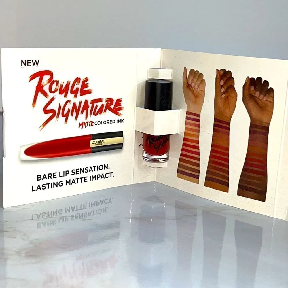 $5🌟 L'Oreal Paris Rouge Signature Matte Colored Ink - I am Worth it